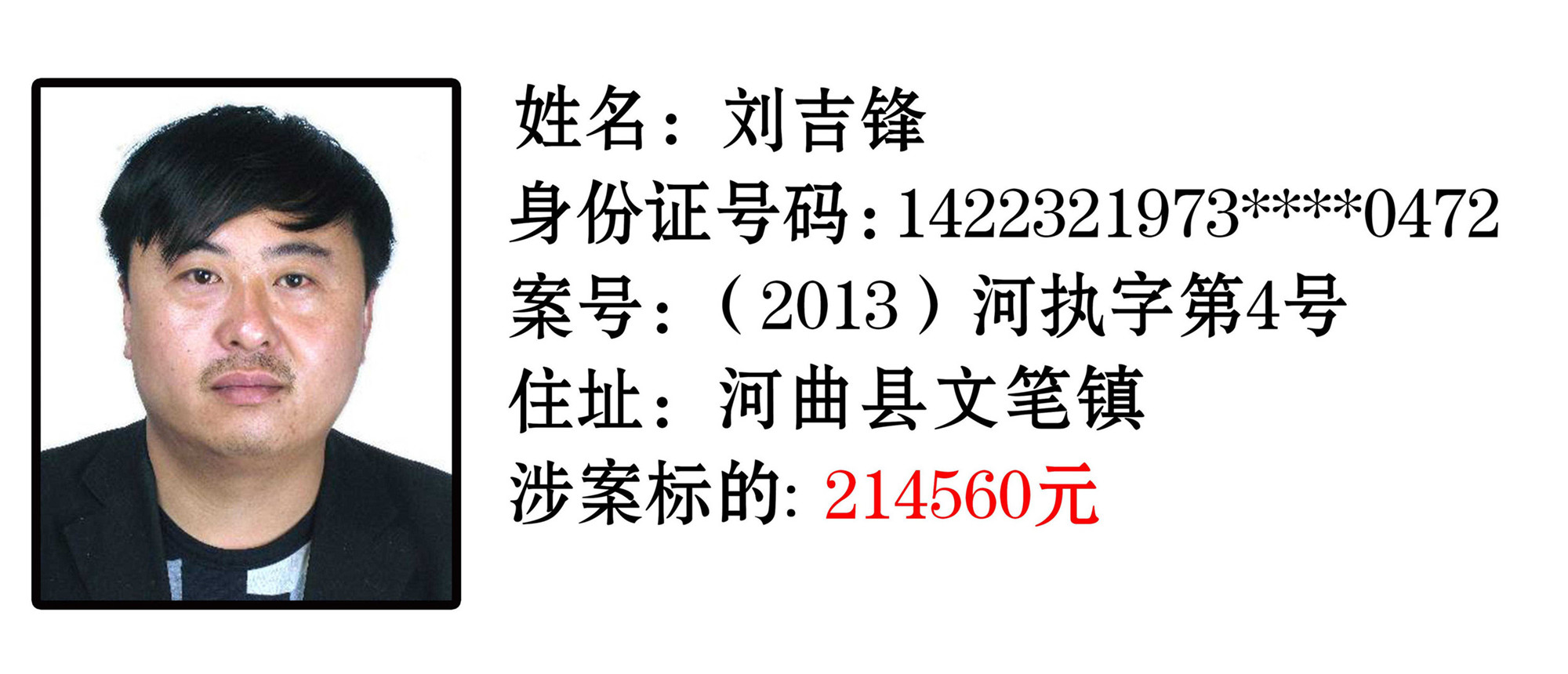 河曲县人民法院第二批失信被执行人名单公示-山西省县