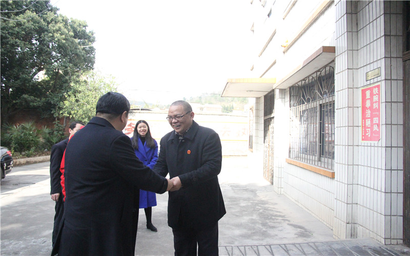 郴州中院党组书记,院长罗水平莅临