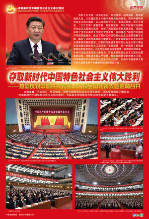 热烈庆祝中国共产党第十九次全国代表大会胜利召开