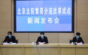 4月23日9：30 北京高院召开民事诉讼程序繁简分流改革试点工作新闻发布会