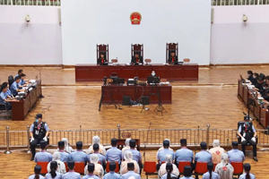 易连峰等54人涉黑社会性质组织犯罪案件开庭