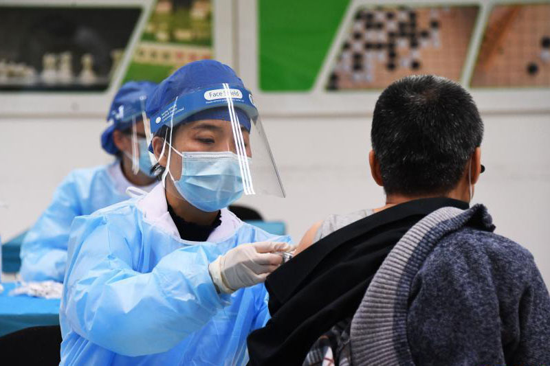 北京市新冠疫苗接种人数突破100万