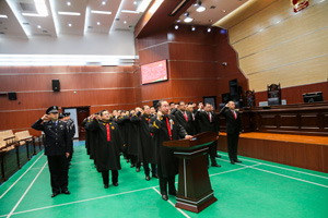 大庆高新区法院举行国家宪法日宣誓仪式