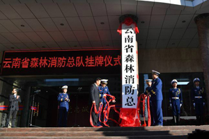 云南省森林消防总队正式挂牌