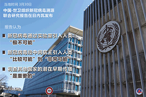 中国-世卫组织新冠病毒溯源联合研究报告正式发布