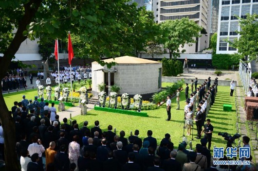 香港举行抗日战争胜利69周年纪念仪式